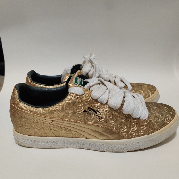 Gold Puma sneaker limited Tommie Smith 1968 - Picture 2 of 4